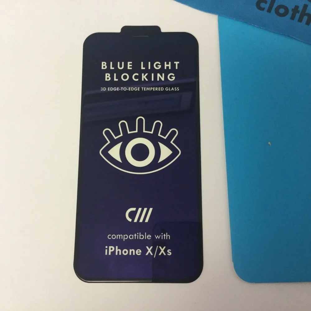 CANDYWIREZ BLUE LIGHT BLOCKING GLASS SCREEN COVER iPhone X Xs